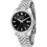 Sector 240 R3253240015 - bracciale e cassa acciaio - quadrante nero con datario